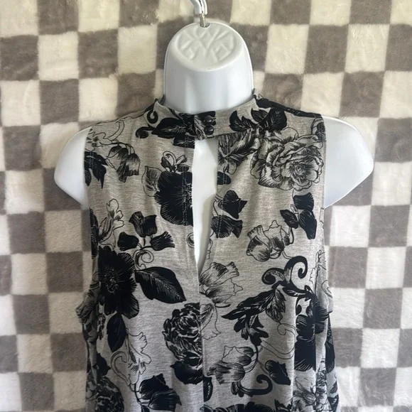 Philosophy Black and White Sleeveless A-Line Mini Dress Size M/ Medium - Picture 2 of 9